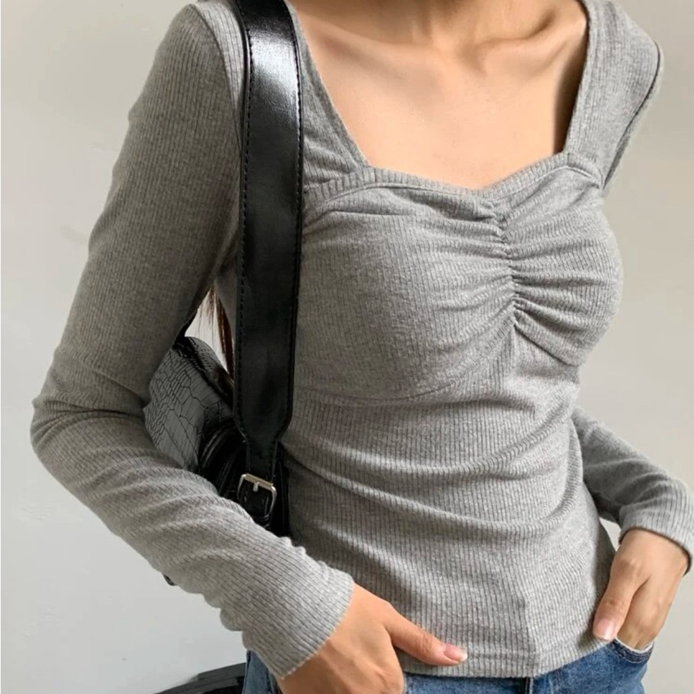 SHEIN sweetheart top